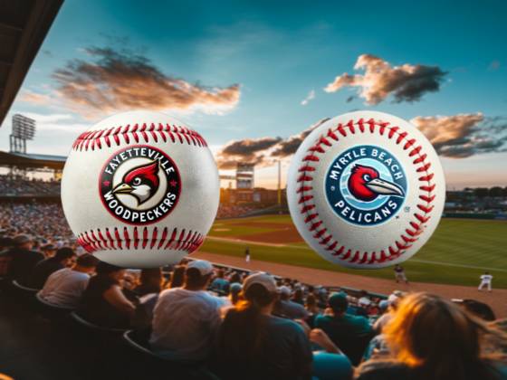 Myrtle Beach Pelicans vs. Fayetteville Woodpeckers